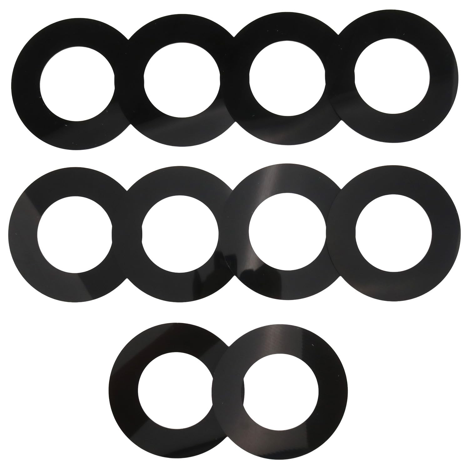10PCS 50mm Bucket Pin Shim Kit Compatible with Caterpillar CAT Bobcat Deere