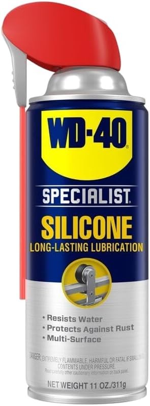 WD-40 Specialist Silicone Lubricant with SMART STRAW SPRAYS 2 WAYS, 11 1-Pack