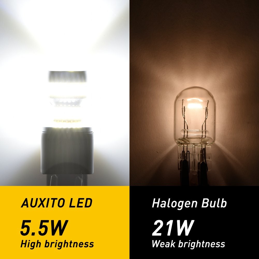 AUXITO 7440 7443 LED BackUp Reverse Light Bulb White DRL 6000K Extremely Bright