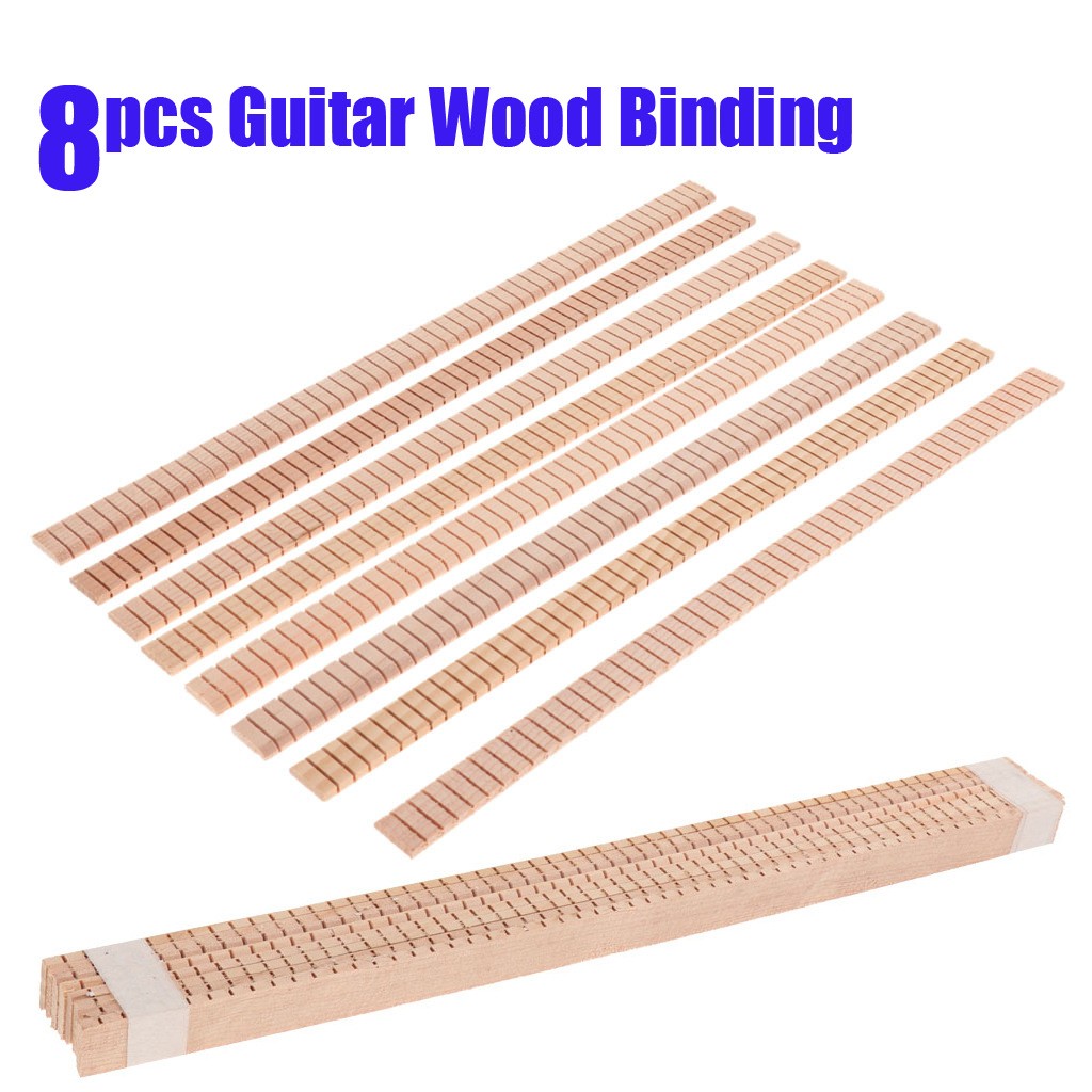 8* Guitar Spruce Wood Binding Purfling Strip 360x17x4mm Guitar Replace Part