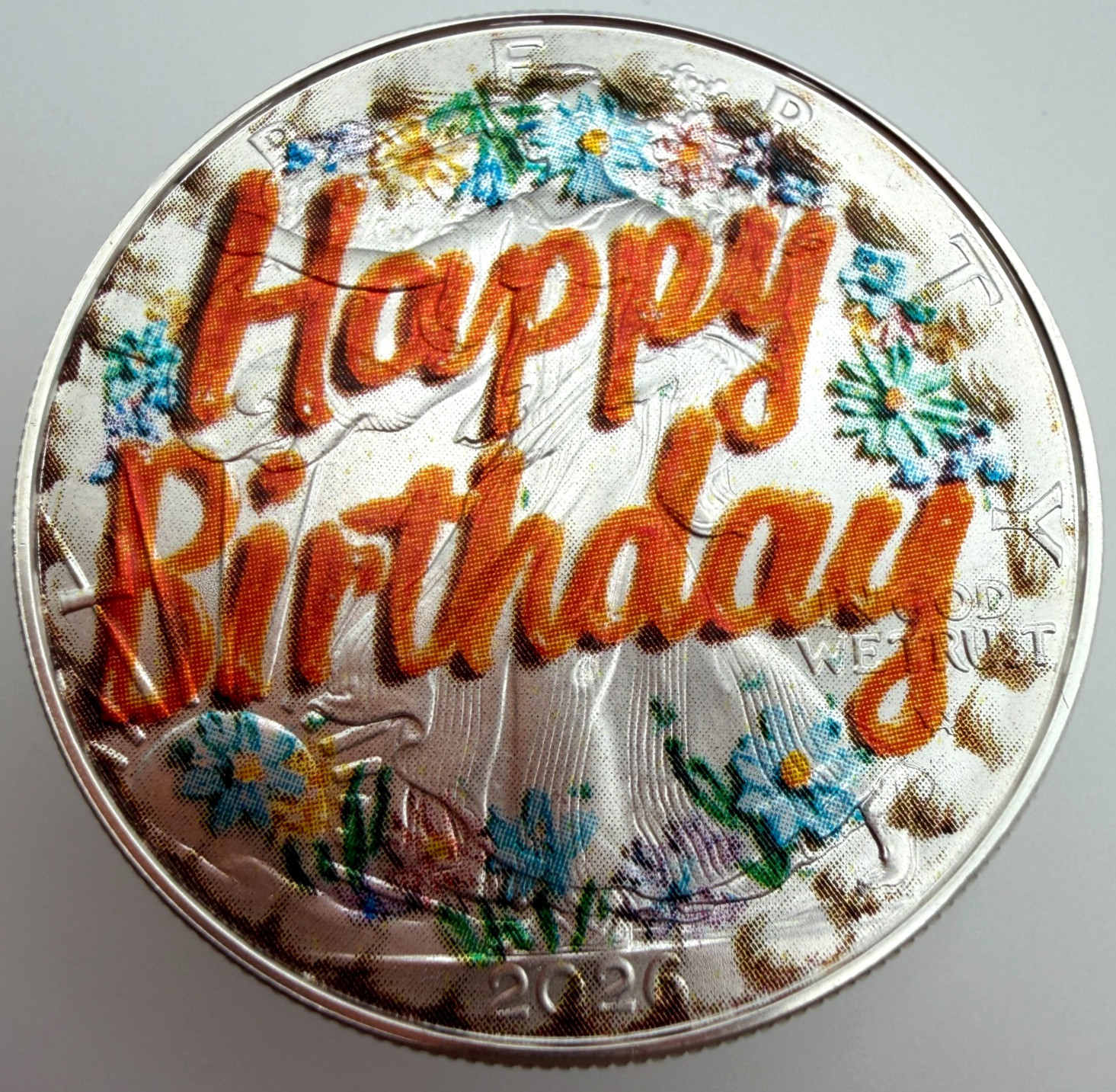 Happy Birthday Limited Edition American Silver Eagle 1oz .999 Silver Dollar Coin