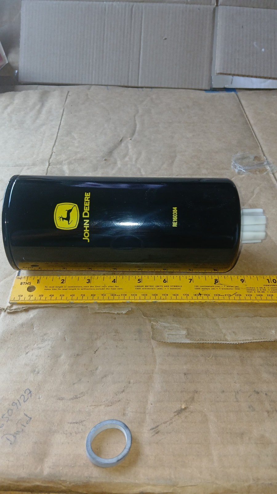 John Deere Original Equipment Fuel Filter RE160384