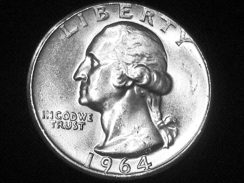 1964 Washington Quarter --- Choice Uncirculated