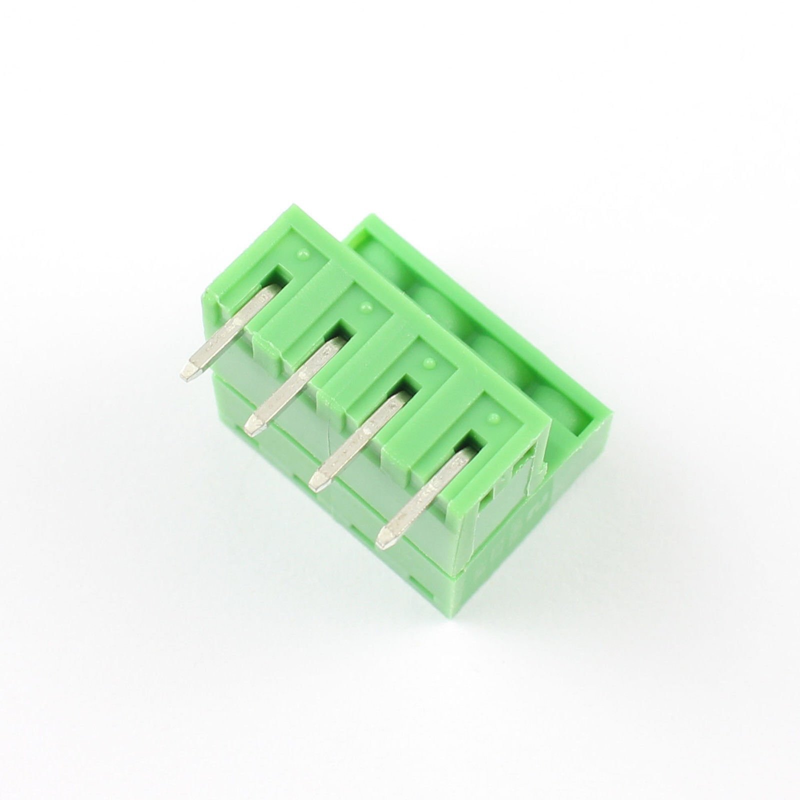 5Pcs 5.08mm 4 Pin Right Angle Screw Terminal Block Pluggable Plug Connector