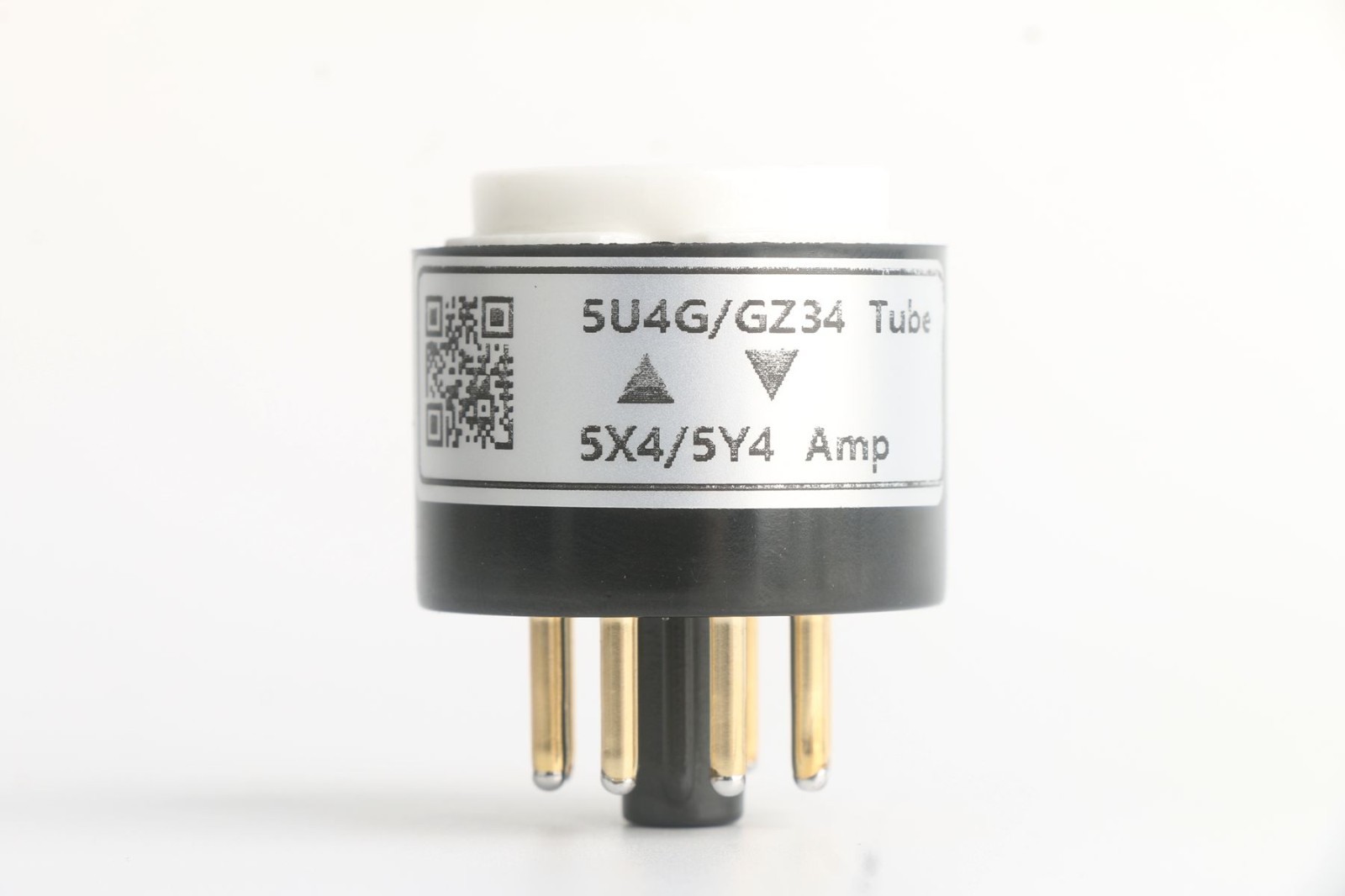 One 5X4 5Y4 (Amp socket) to GZ34 5AR4 5U4G tube converter adapter