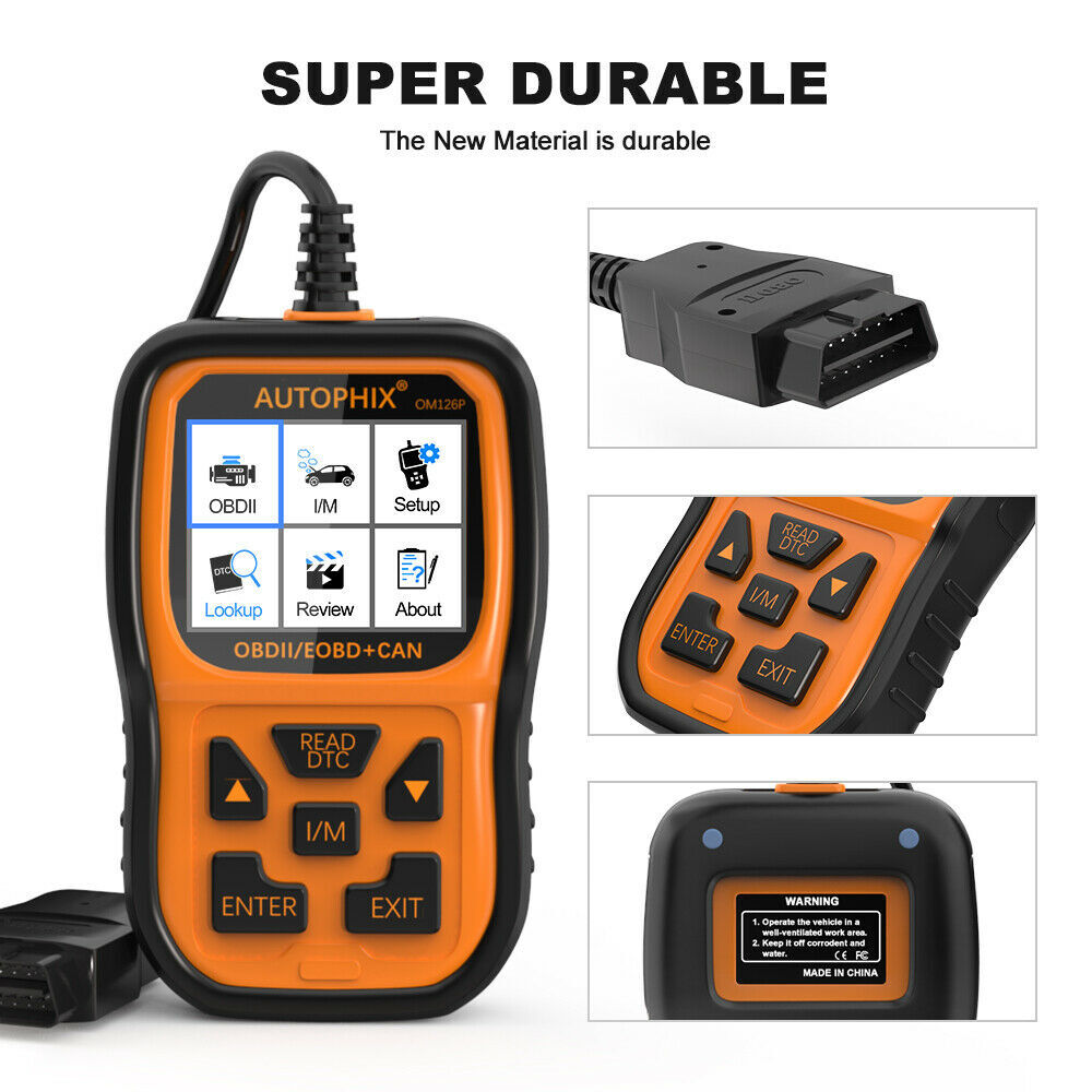 Autophix OM126P Check Engine Light Code Reader Car Scanner OBD2 Diagnostic Tool
