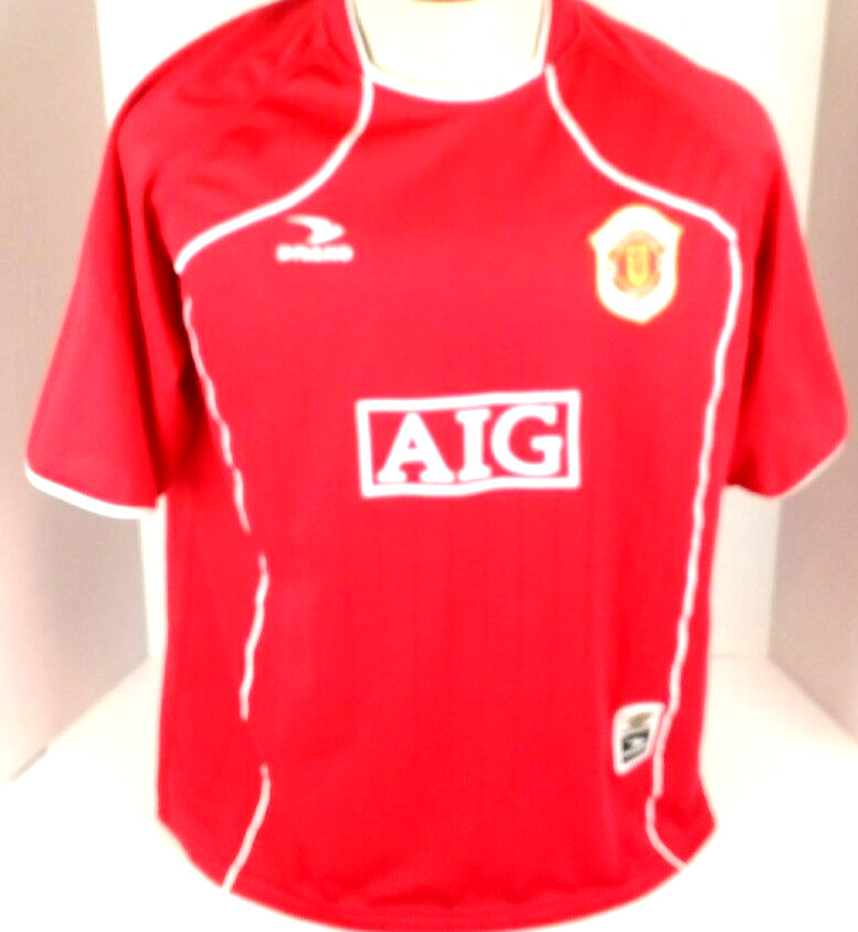 Men's Drako AIG Red Polyester Jersey - One Size Fits Most                  (B19)