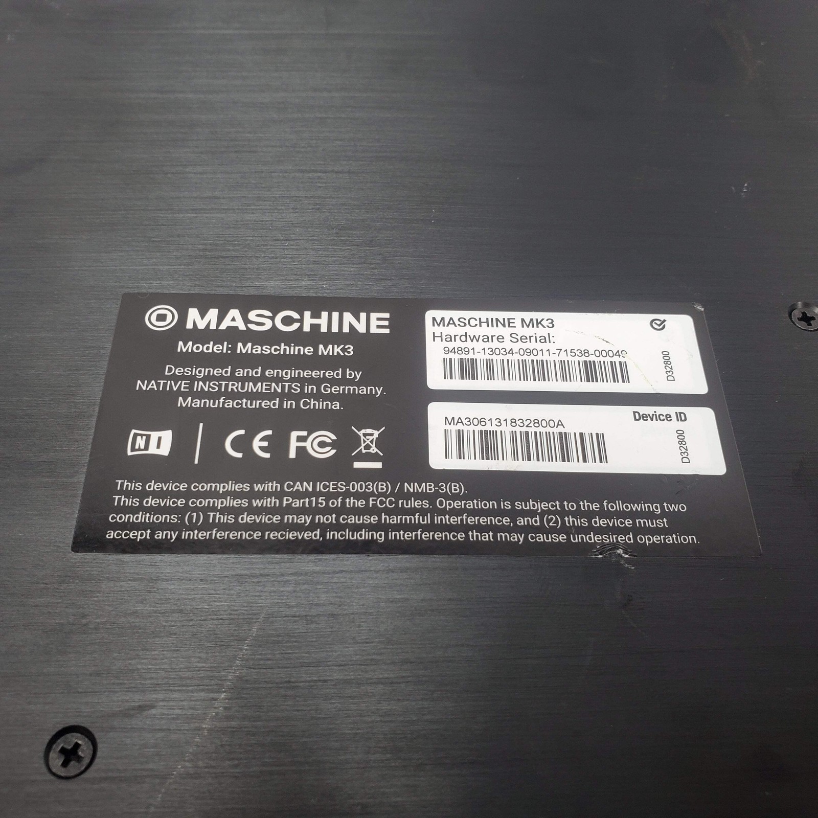 Maschine MK3 USB MIDI Controller Interface System