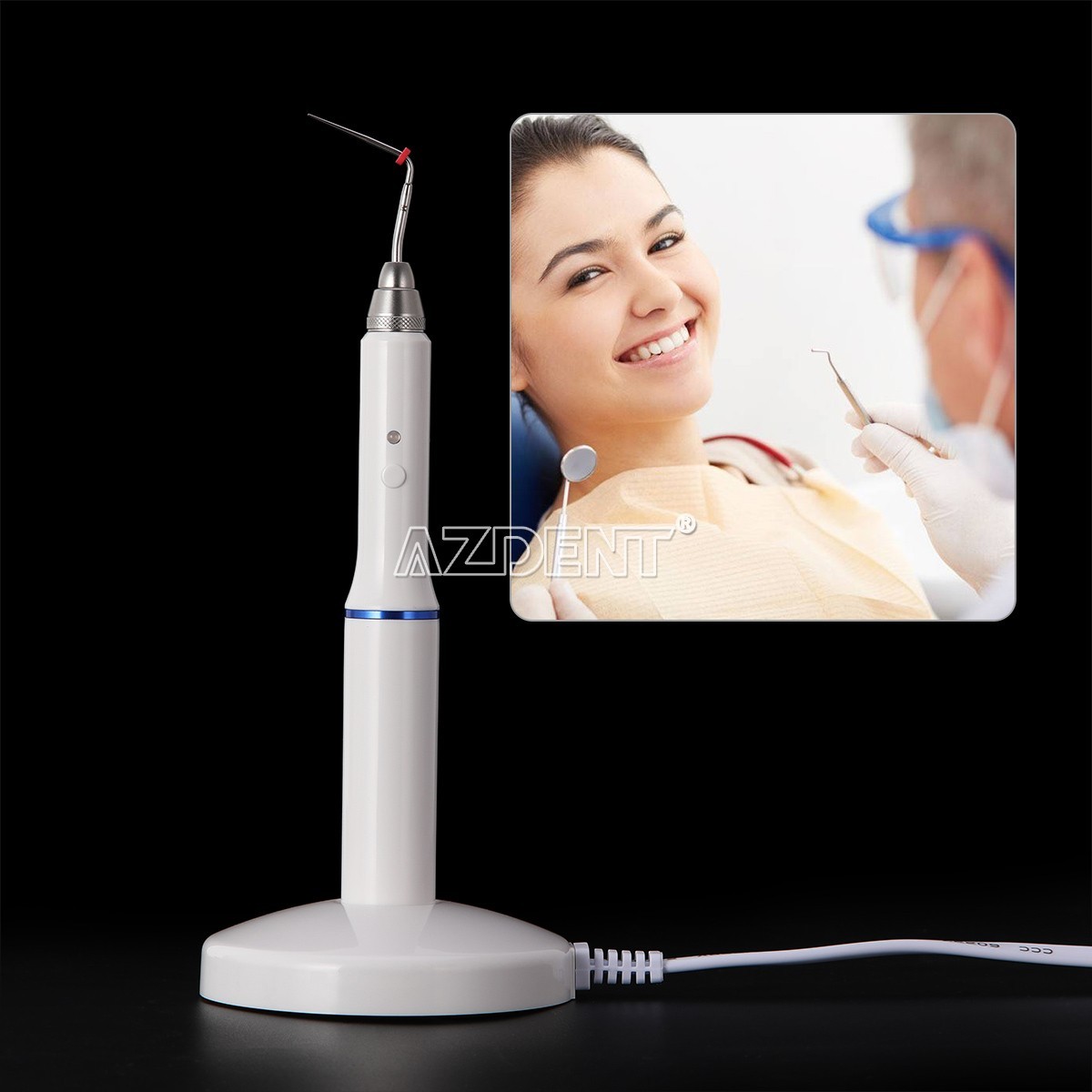 Dental Gutta Percha Obturation System Endodontic Endo Heated Pen +2 Heating Tips