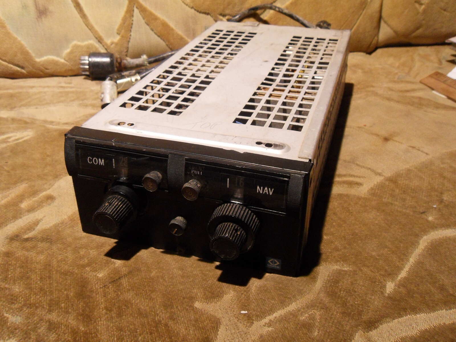 Narco Avionics MK12B Aircraft Nav/Com Untested AS PICTURED
