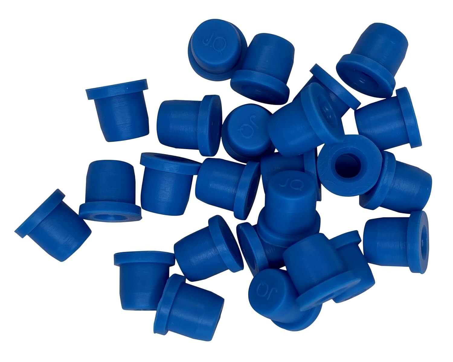 25 Pack Blue - Brake Bleeder Screw Caps Grease Zerk Fitting Cap Rubber Dust C...