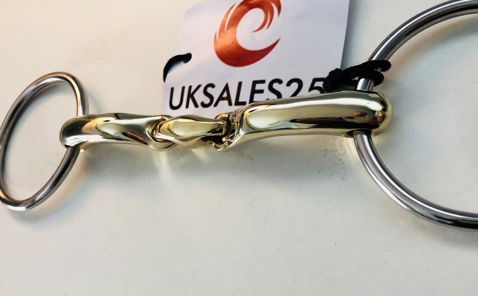 Loose Ring Snaffle Bit Turtle Angled Curved MP (UKSALES25®) *SAME DAY DISPATCH*