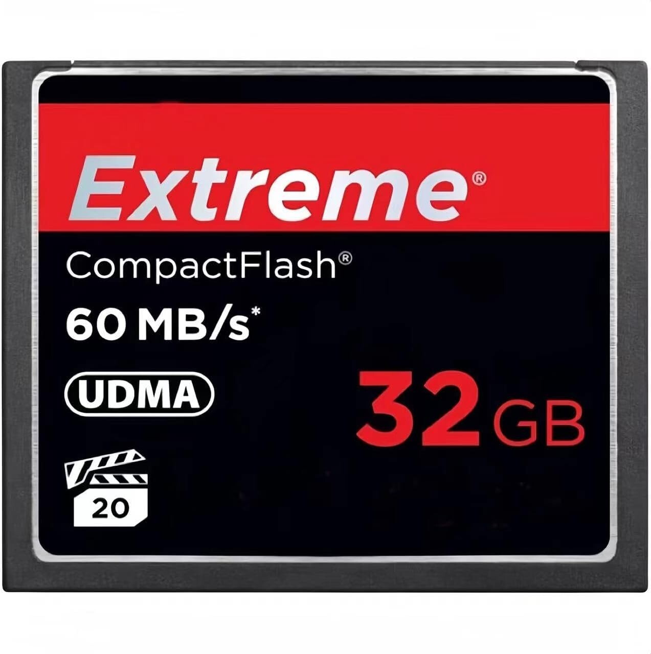 New- HSANYIUR Extreme 32GB Compact Flash Memory Card UDMA Speed Up to 60MB/s