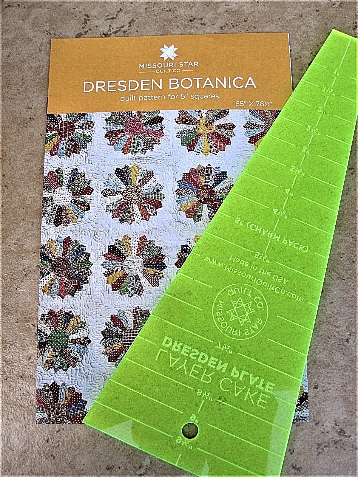 Dresden & Dresden Botanica Quilt Pattern for 5" Squares Missouri Star Quilt Co