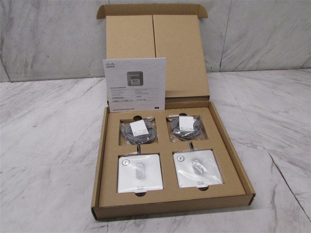 Lot of 2 Cisco 8832 Wired Conference Microphones CP-8832-MIC-WIRED