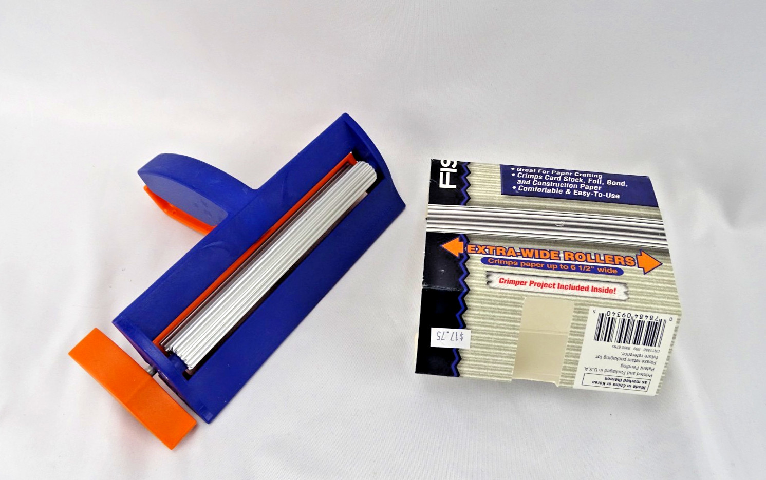 Fiskars Paper Crimper #9340 - Extra Wide Rollers crimp paper up to 6.5" wide