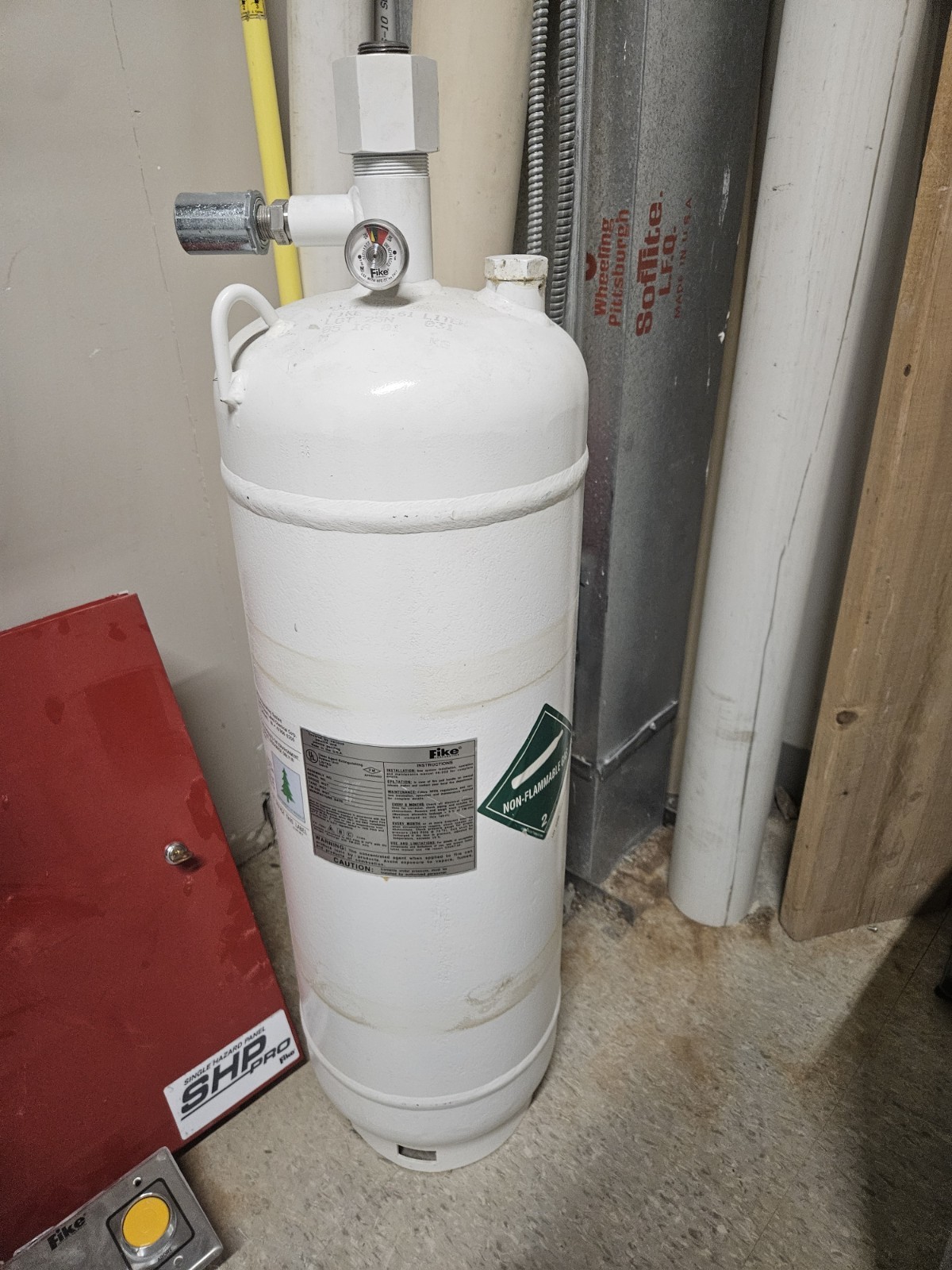 Fike Fm200 Single Hazard Panel and Cleaning Agent 99lbs Cleaning Agent 193 Total