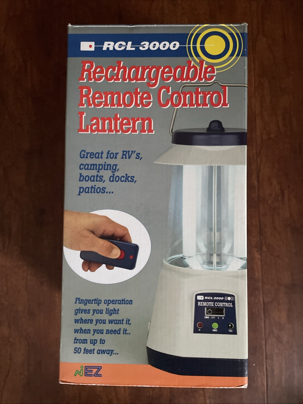 Rechargeable Remote-Control Lantern RCL 3000 Vintage EZ Sales Open Box - Unused