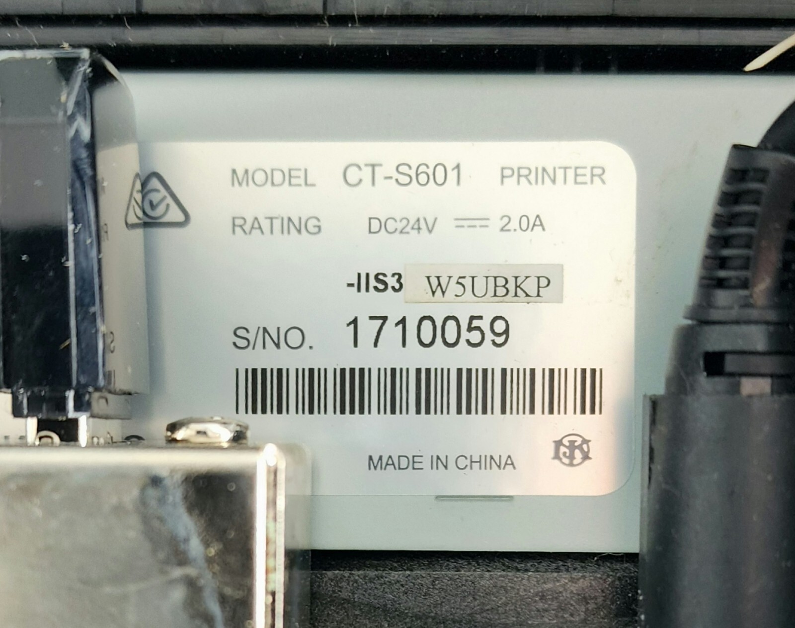 Citizen CT-S601 Thermal POS Receipt Printer Ethernet/Wireless Network Autocutter