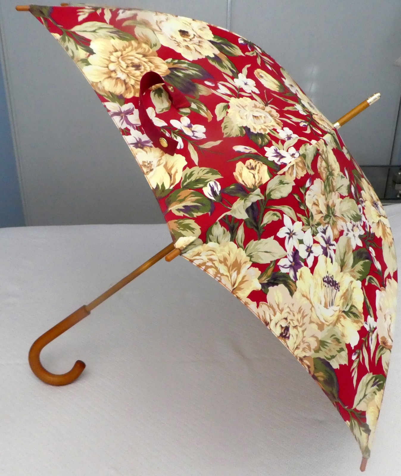 RALPH LAUREN UMBRELLA Floral Flower Print Parasol EPO