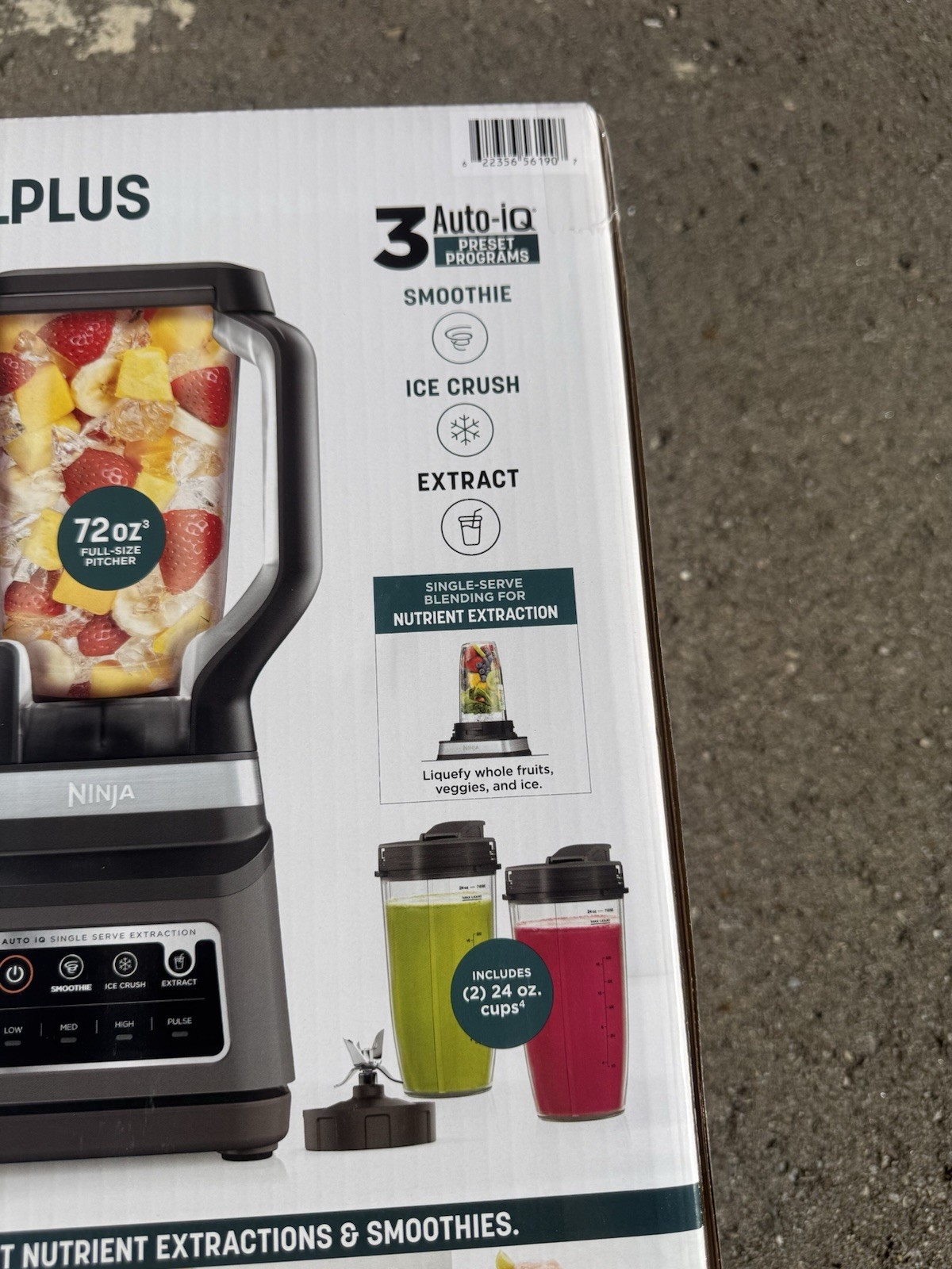 Ninja Professional Plus Blender DUO with Auto-iQ - Black (DB751A)