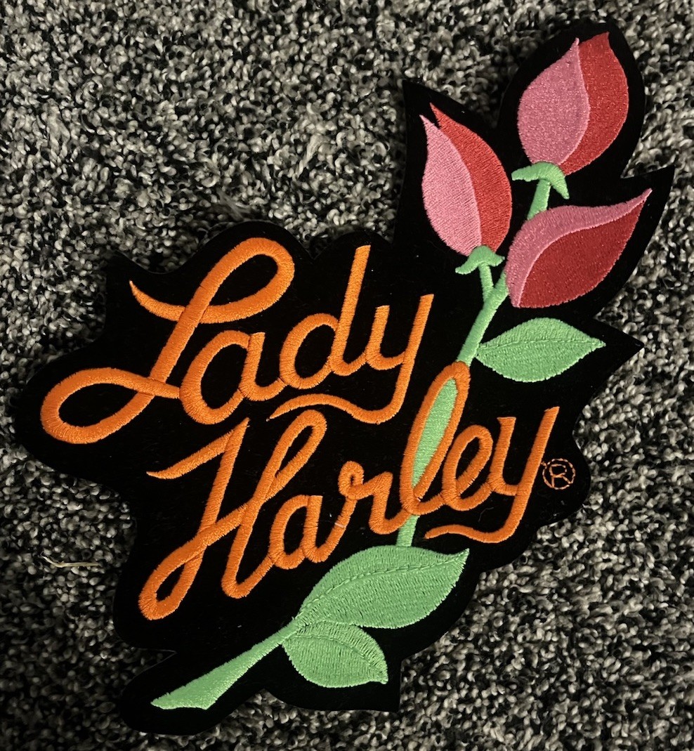 New Harley Davidson Red Roses Patch/Emblem Lady Harley 2006