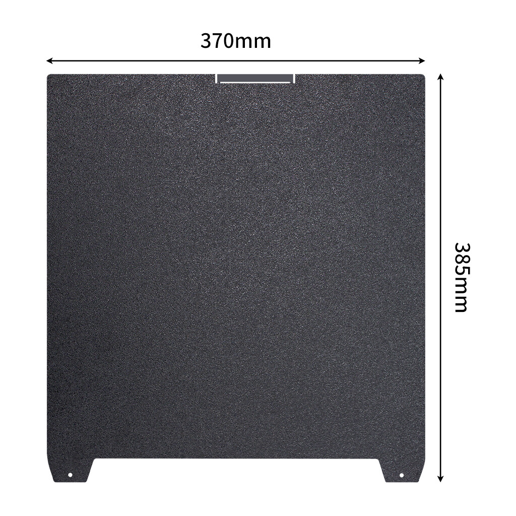 3D Printer Build Plate PEI 370x385mm For Creality K2 Plus Stainless Steel Plate