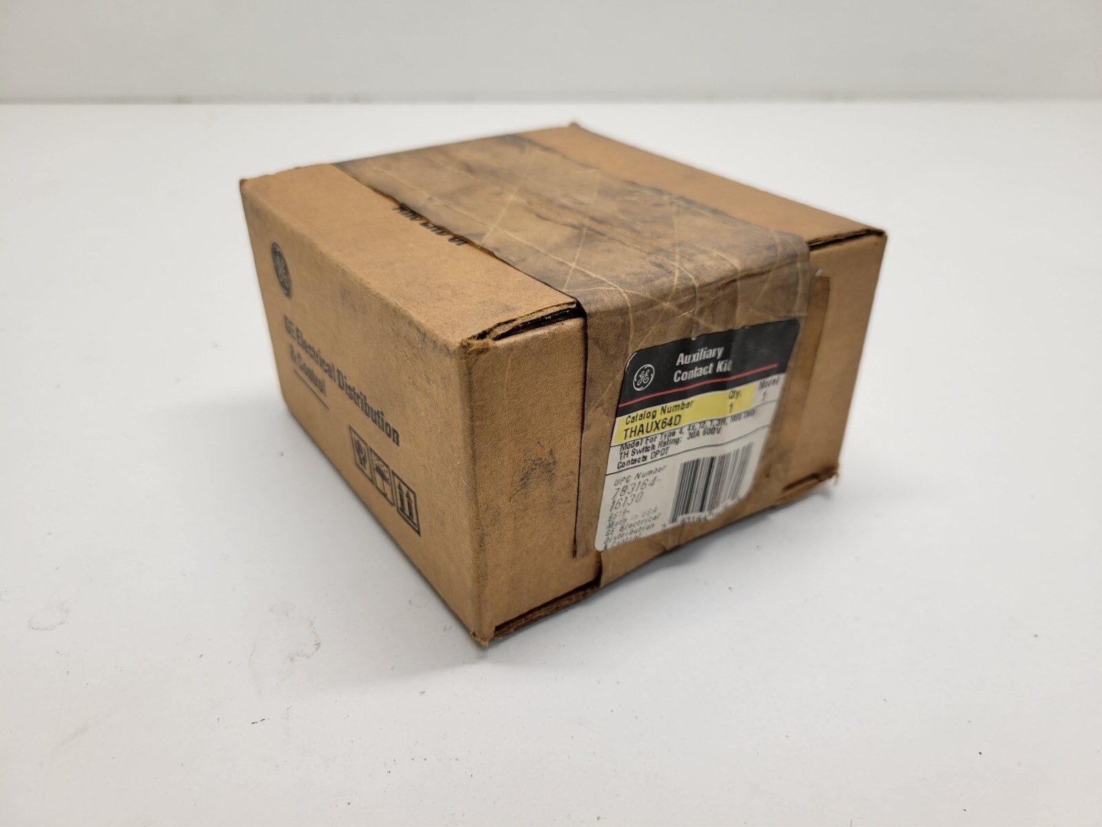 NEW FACTORY SEALED! GE 30A 600V DPDT AUXILIARY CONTACT KIT THAUX64D
