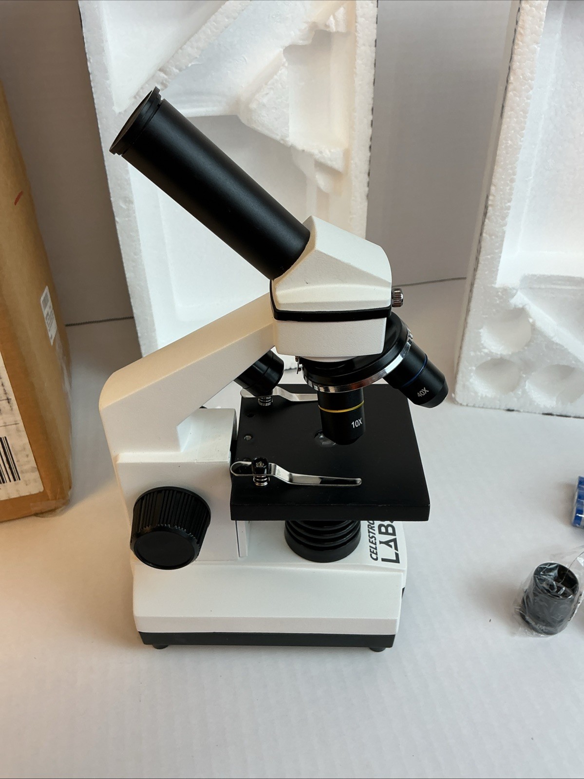 Celestron CM800 Compound Microscope White 800x Magnification