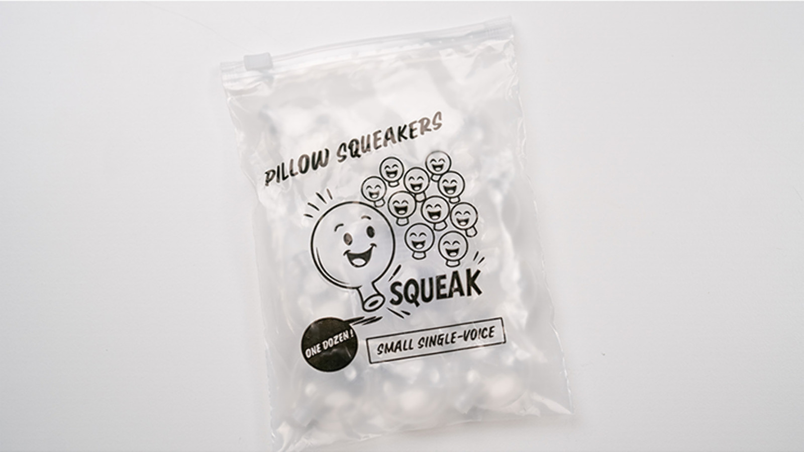 Pillow Squeaker Single Voice (12pk Small) by Murphys Magic