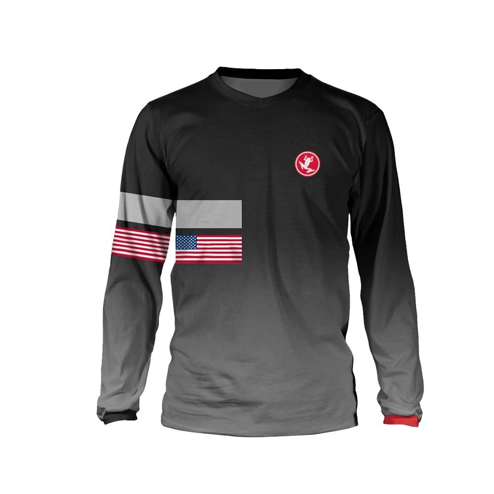 Men's Long Sleeve Mountain Bike Jersey for Motocross & OffRoad Riding