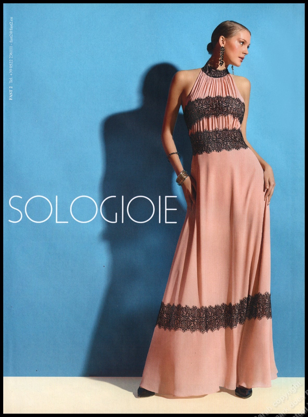 High Heels Sologioie Magazine Print Ad Women Fashion Long Legs shoes 2014-AC