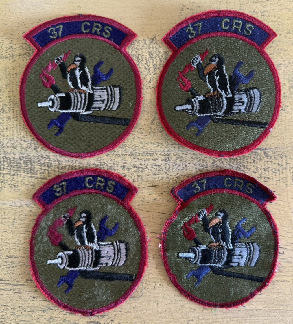 USAF 37 CRS Patches Lot Of 4