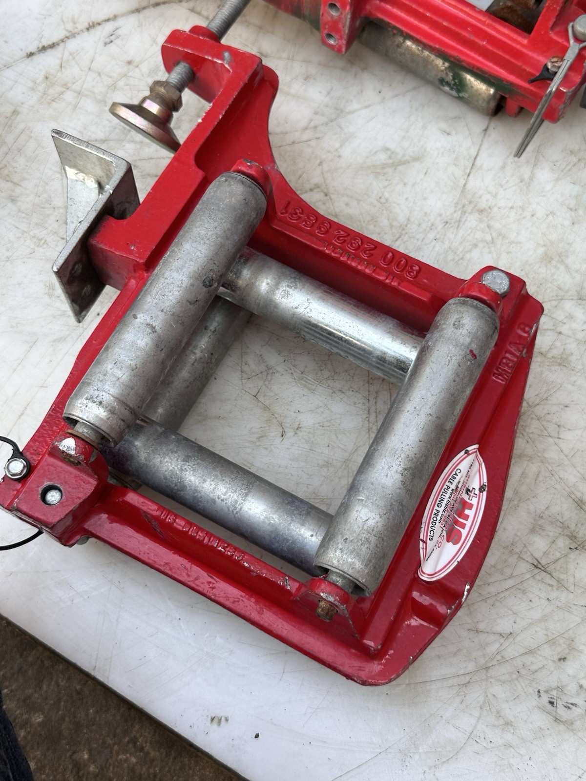 5 Clamp-on Tray Rollers HB1A-6" His Business mfg.