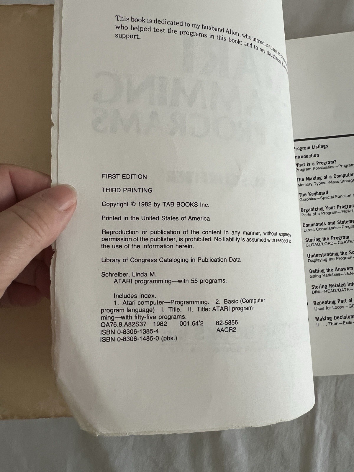 Atari Programming with 55 Programs by Linda Schreiber 1982