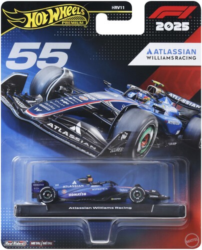Mattel - Hot Wheels Premium Race Team Williams Driver 1 [New Toy] Toy Car, Col