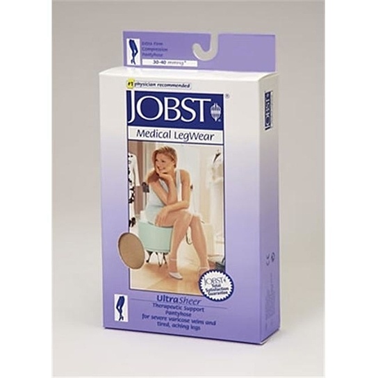 NIB JOBST 122240 ULTRASHEER PANTYHOSE 30-40 mmHg EXTRA FIRM SUPPORT - BEIGE XL