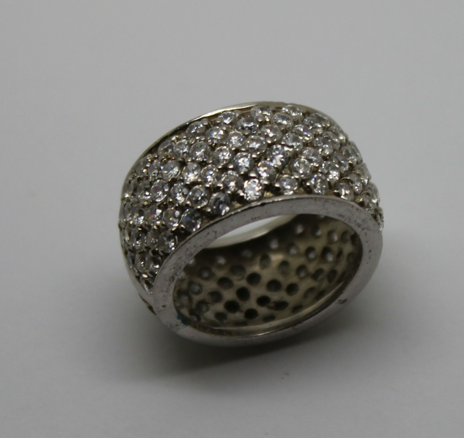 STERLING SILVER 925 CUBIC ZIRCONIA RING - FREE POSTAGE