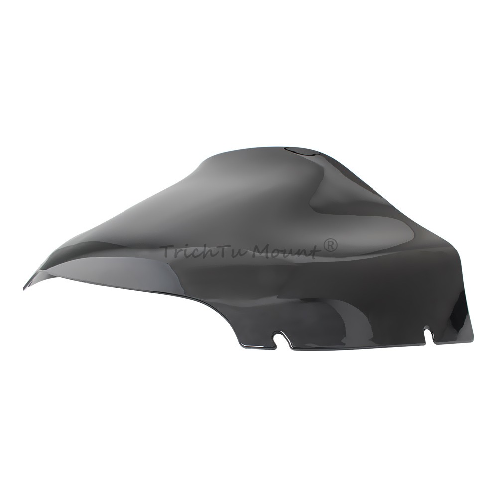 Black Wave Windshield Windscreen For Harley Road Glide FLTR FLTRX 15-2022 Black