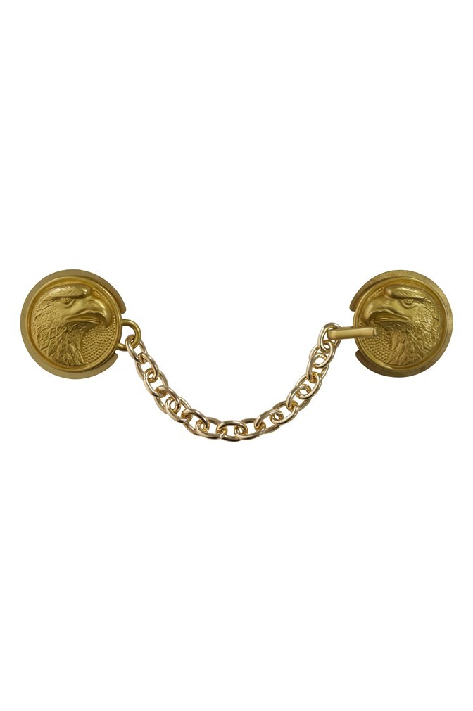 WWII German Luftwaffe General Cape Eagle Clasp (1 pair with chain)