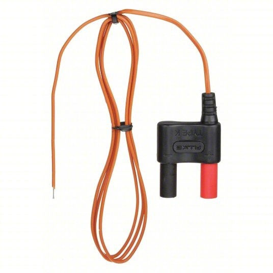Fluke 80BK-A Bead Wire Temp Probe -40 to 500 °F Type K Thermocouple 3' Length