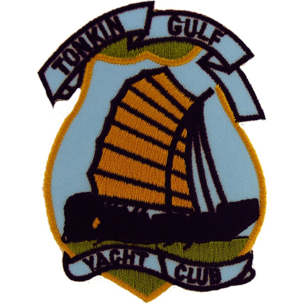 VIETNAM TONKIN GULF Embroidered Shoulder Patch (3-1/16") (0642)