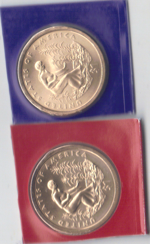 2009 P+D UNCIRCULATED SACAGAWEA DOLLAR STILL IN MINT CELLO NICE L@@K