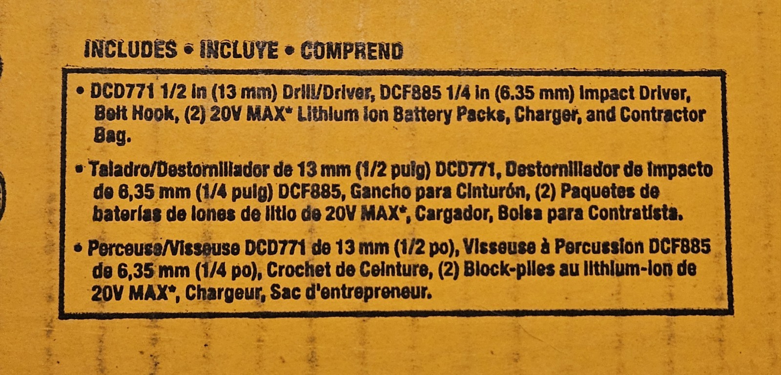 DEWALT DCK240C2 20V MAX Cordless Drill/Driver Power Impact Driver Combo Kit