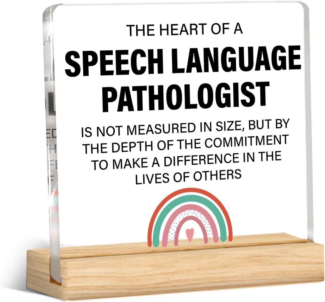 Speech Language Pathologist Gifts SLP Gifts for Women, Thank You Gifts for Speec