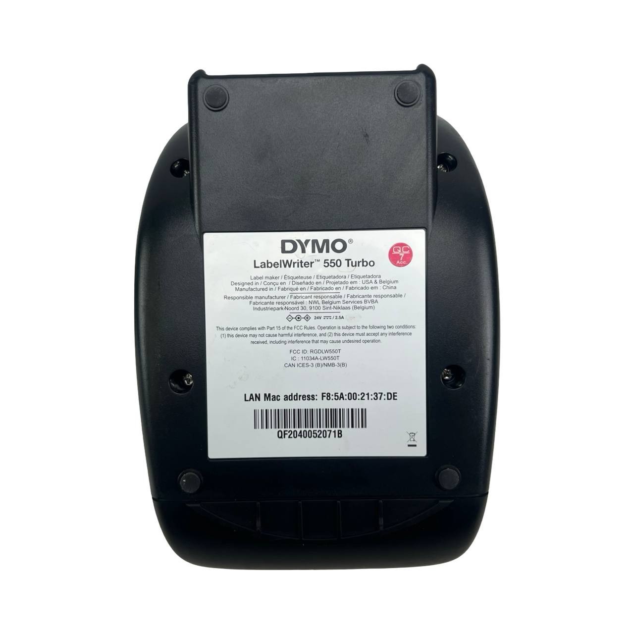 Dymo LabelWriter 550 Turbo Label Printer - w/ Power Cable + USB Cable