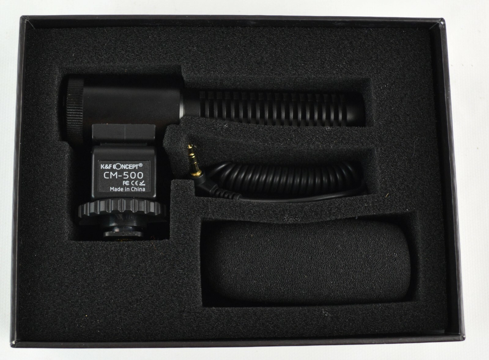 K&F Camera Microphone Mic Concept CM-500 Camera Mount Condenser Small Mono