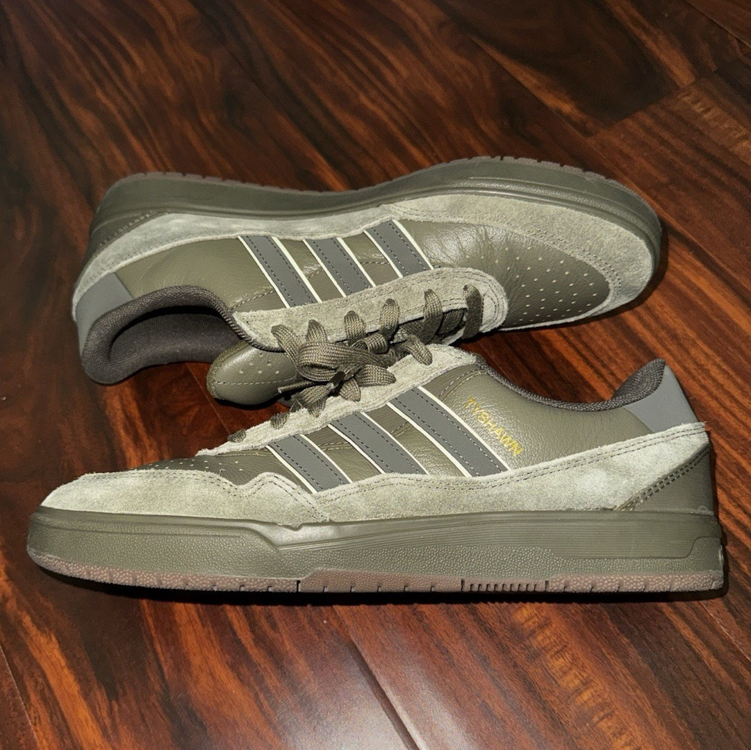 Adidas Tyshawn II Skateboarding Shoes Green US Size 8.5. Excellent Condition