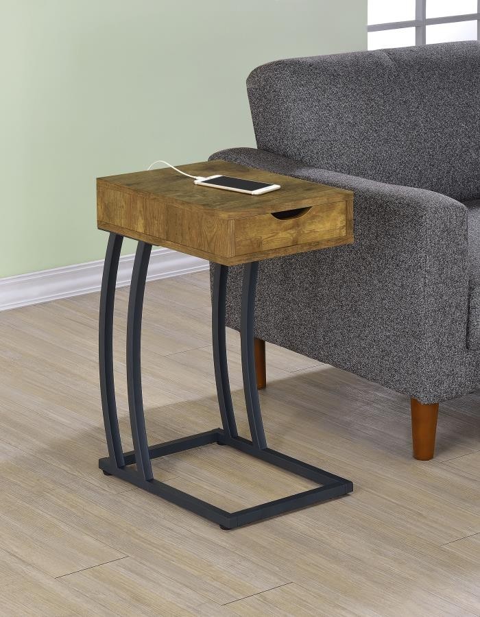 Coaster Home Furnishings - Troy - Engineered Wood and Metal - 12-Inch C-Shaped S