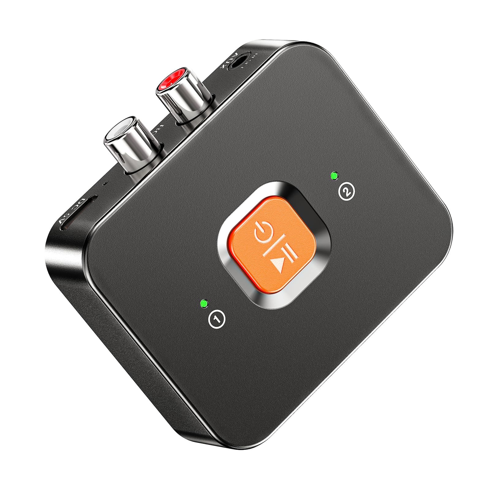 MiiTeeks 6.0 Bluetooth to RCA Adapter for Stereo Receiver-Long Range Low...